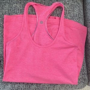 Lululemon Pink Racerback Tank size 4